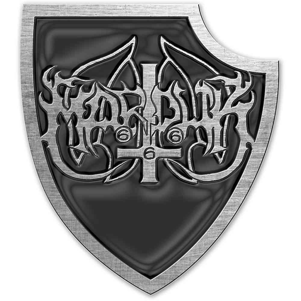 Marduk - Panzer Crest Métal broche - Noir/Couleur argent